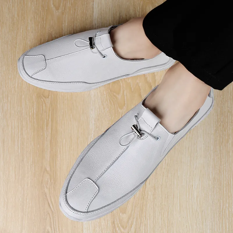 Extravagant Casual Shoes Men White-3