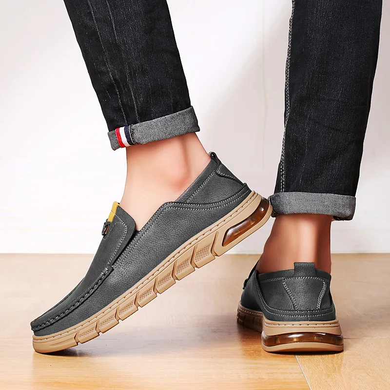 Extravagant Men's Casual Shoes Men Low Top Yellow Brown Gray-10