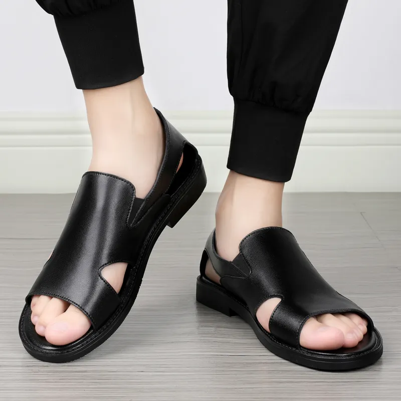 Extravagant Beach Sandals Men's Black-1
