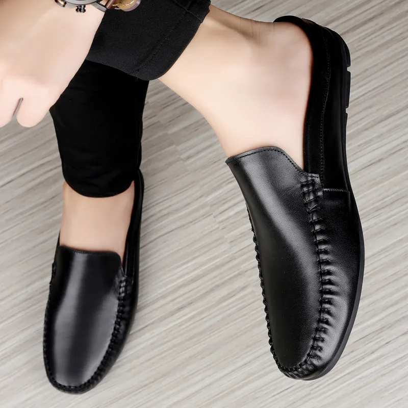 Extravagant Wrap toe Slippers Men Black-1