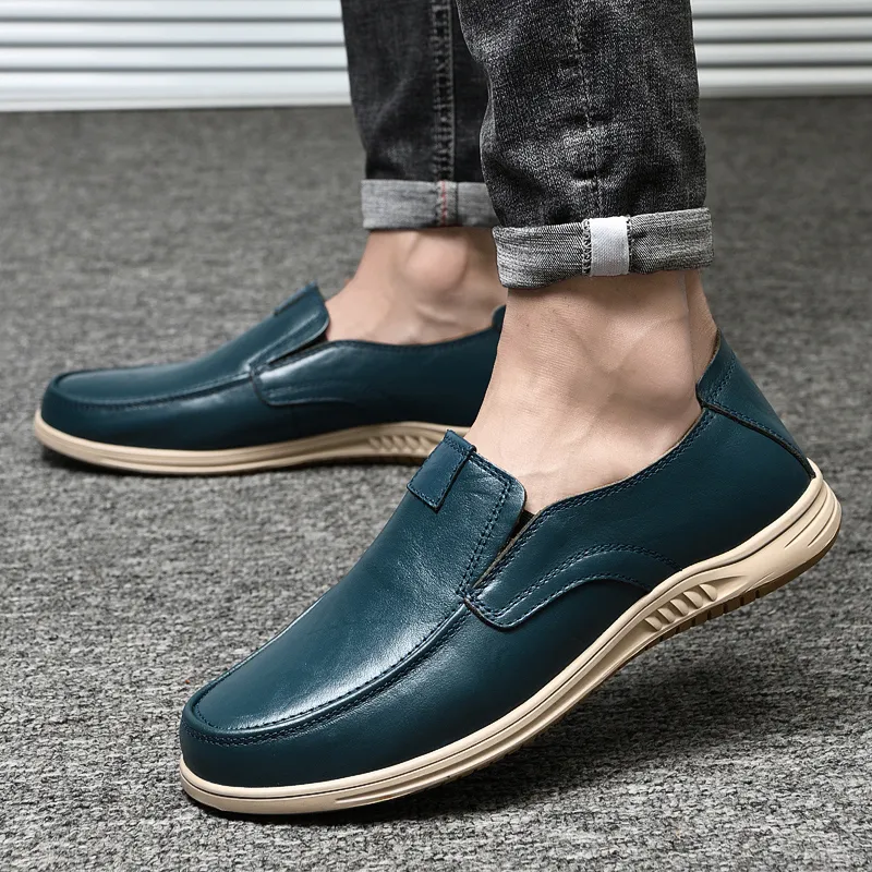 Extravagant Breathable And Wear resistant Low Top Casual Shoes Men's Blue-3