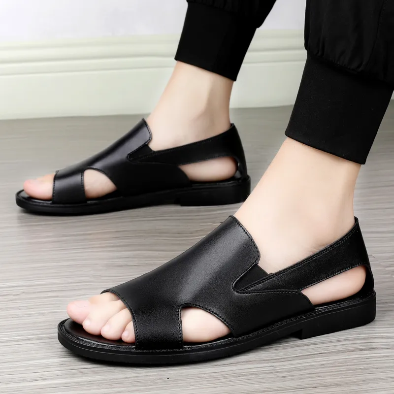 Extravagant Beach Sandals Men's Black-3