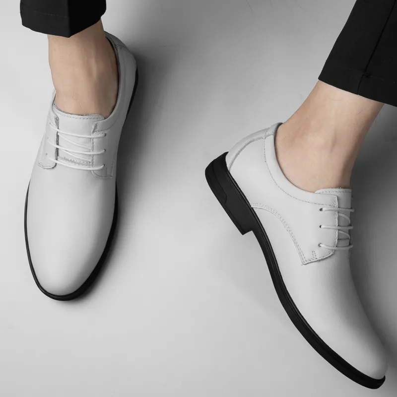 Extravagant Dress Shoes Men's White-3