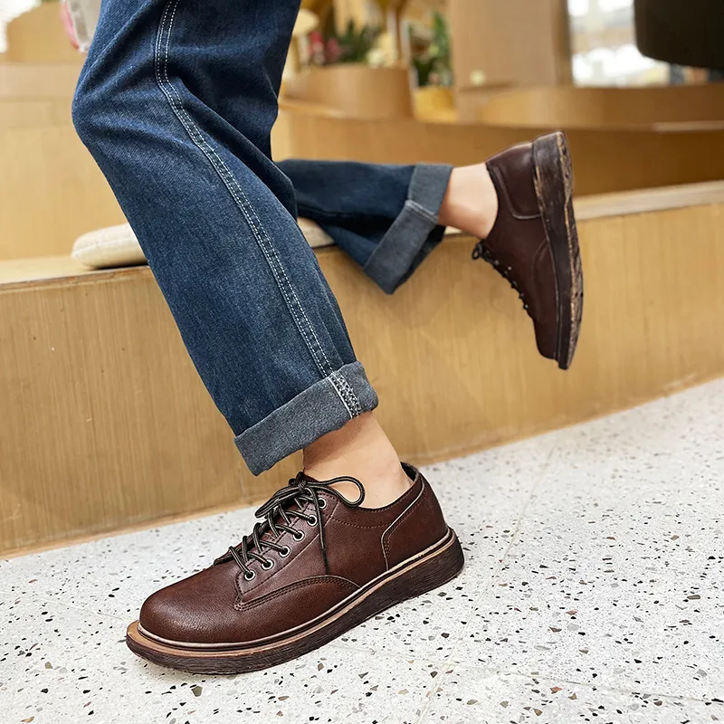 Extravagant Men's Casual Shoes Men's Red Brown-1