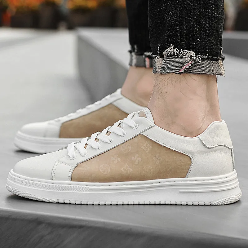 Extravagant Low Top Skateboard Shoes Men's White-4