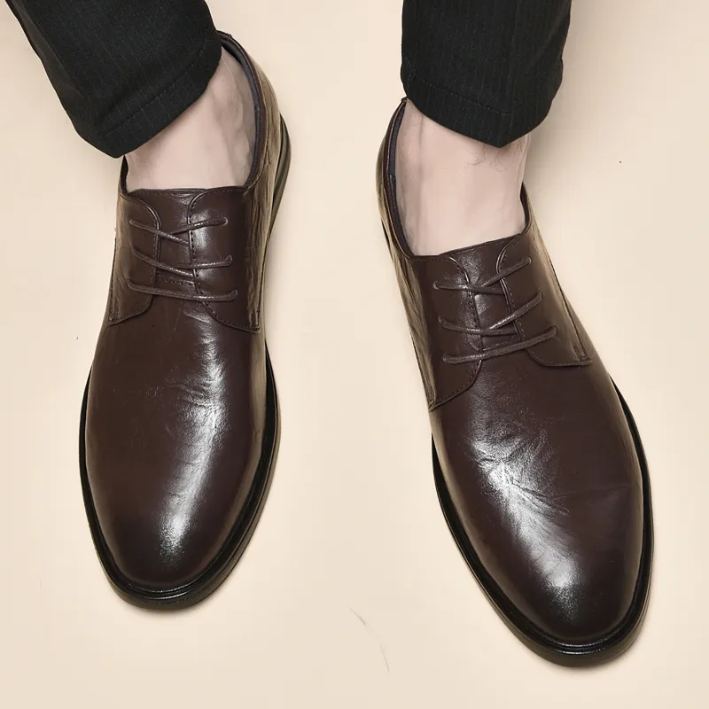 Extravagant Dress Shoes Men's Brown-3