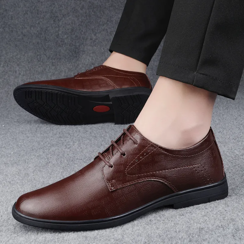 Extravagant Dress Shoes Men's Brown-2