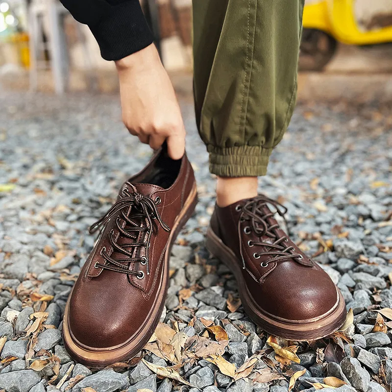 Extravagant Men's Casual Shoes Men's Red Brown-5