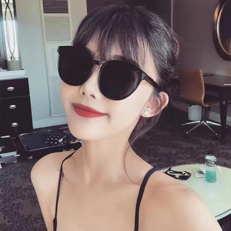 YALMY PC Metal Oval Sunglasses Unisex-1