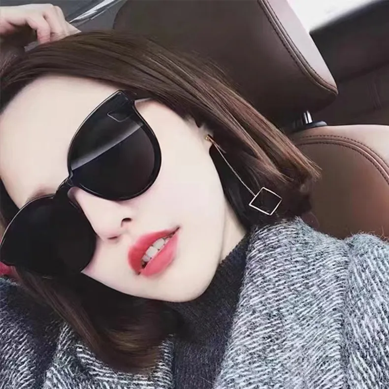 YALMY PC Metal Oval Sunglasses Unisex-5