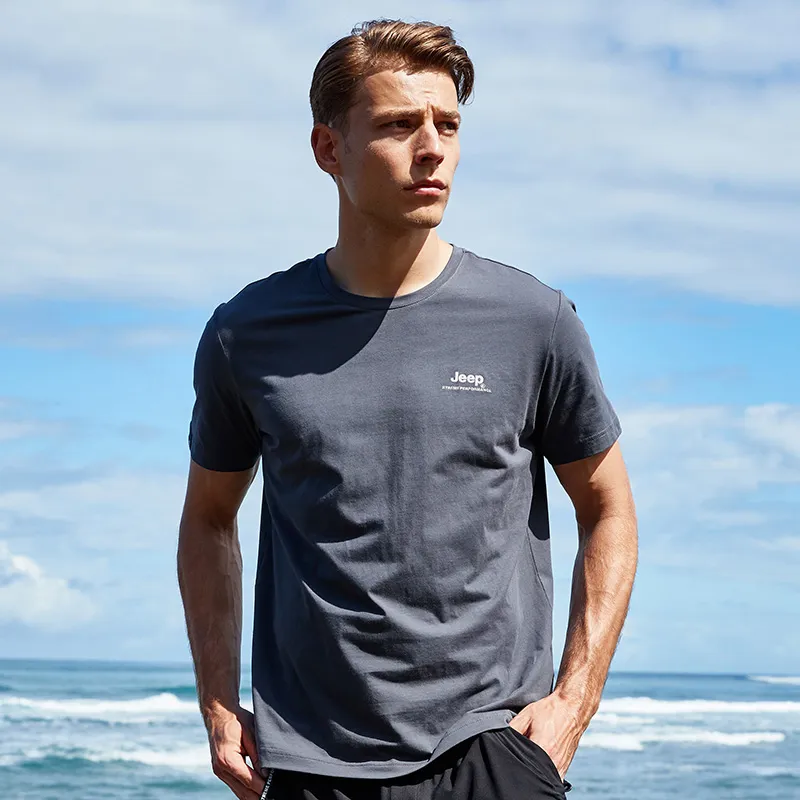 Jeep Short Sleeved T Shirts Men's-11