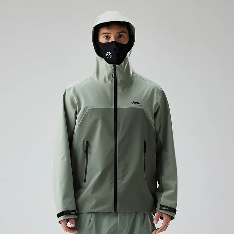Jeep Water Resistant Windproof UV Protection Breathable Wear Resistant Warm Windbreaker Jacket Unisex-7