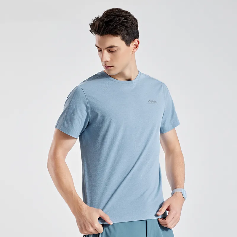 Jeep Set in Sleeve T Shirt Men's-7