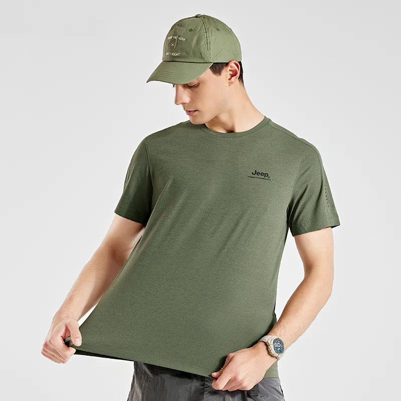 Jeep Set in Sleeve T Shirt Men's-13