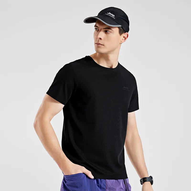 Jeep Set in Sleeve T Shirt Men's-2