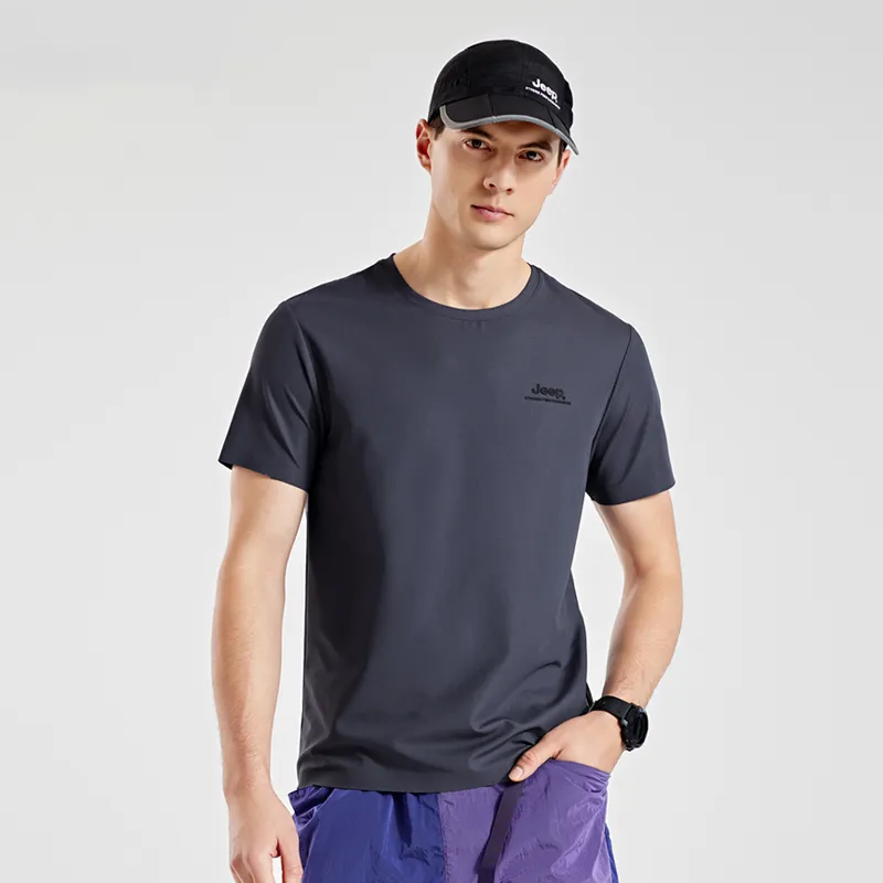 Jeep Set in Sleeve T Shirt Men's-12