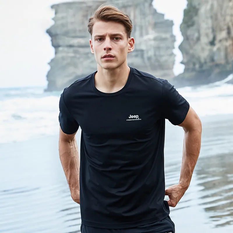 Jeep Short Sleeved T Shirts Men's-3