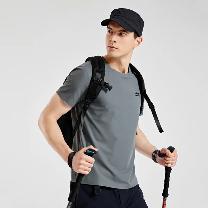 Jeep Set in Sleeve T Shirt Men's-7