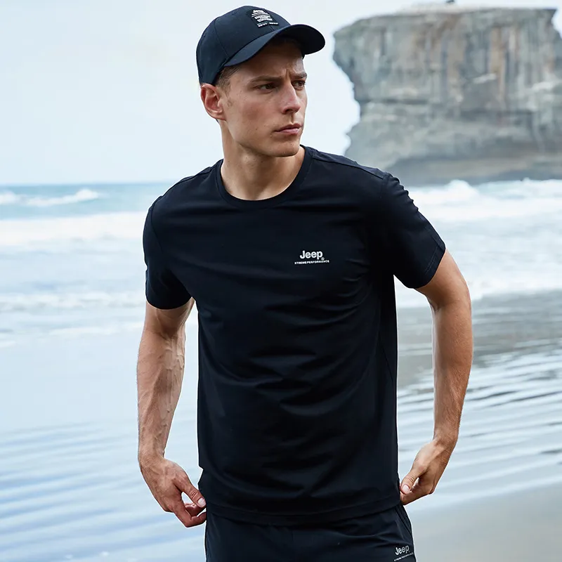 Jeep Short Sleeved T Shirts Men's-2
