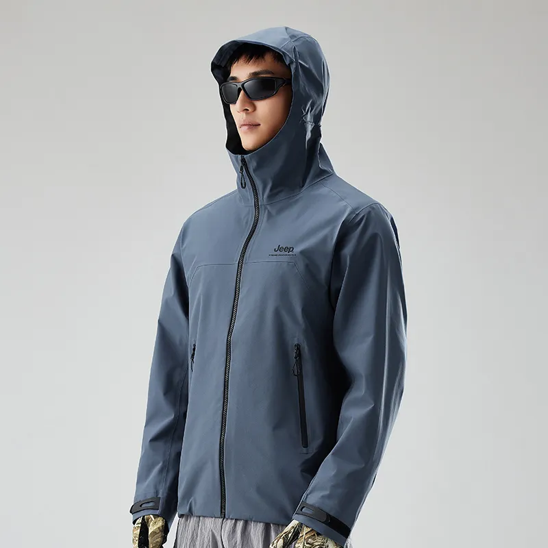 Jeep Water Resistant Windproof UV Protection Breathable Wear Resistant Warm Windbreaker Jacket Unisex-18