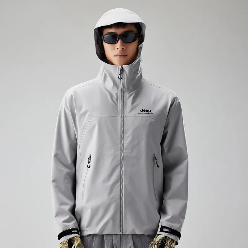 Jeep Water Resistant Windproof UV Protection Breathable Wear Resistant Warm Windbreaker Jacket Unisex-14