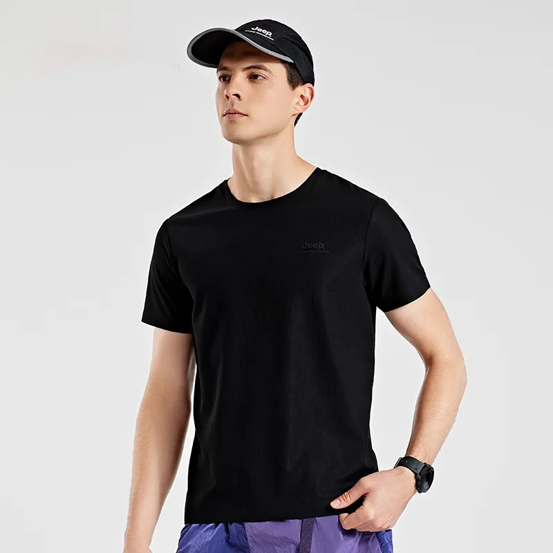 Jeep Set in Sleeve T Shirt Men's-4
