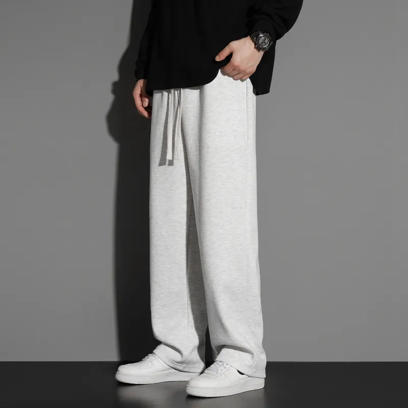I.E Casual Pants Unisex Black+Heather Gray+Dark Gray-3