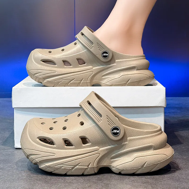 JEANSWEST Minimalist Style Fashion Trend, Home Outdoor Casual And Versatile Clogs Men's-7