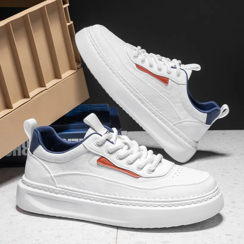 JEANSWEST Slip Resistant Low Top Niche Individual Design Minimalist Style Skateboard Shoes Men's-6