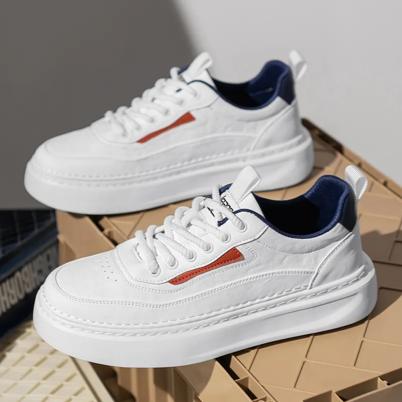 JEANSWEST Slip Resistant Low Top Niche Individual Design Minimalist Style Skateboard Shoes Men's-7