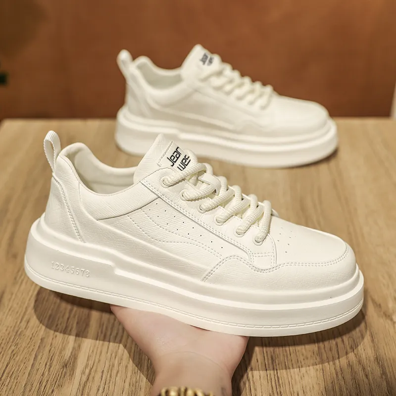 JEANSWEST Coverage Low Top Air Force 1 White Sneakers Men's-6