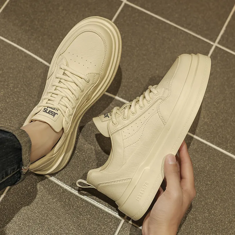 JEANSWEST Coverage Low Top Air Force 1 White Sneakers Men's-1