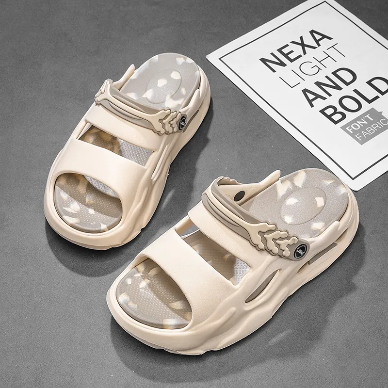 JEANSWEST Comfortable Abrasion Resistant Sports Comfortable Beach Sandals Men's-13