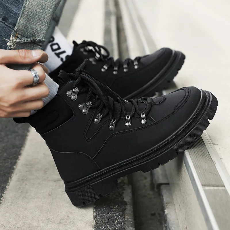 JEANSWEST Short Martin Boot Platform Men's-8