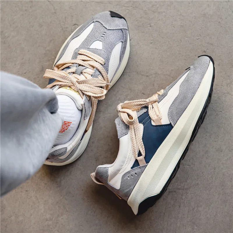 JEANSWEST American Fashion Commute Comfortable Versatile With Design Sensation Low Top Casual Shoes Beige-5