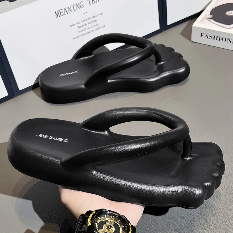JEANSWEST Slip Resistant Flip Flops Men's-2