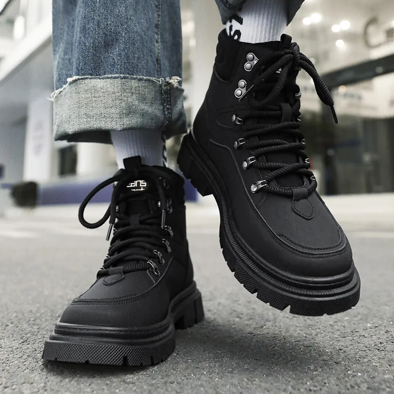 JEANSWEST Short Martin Boot Platform Men's-5