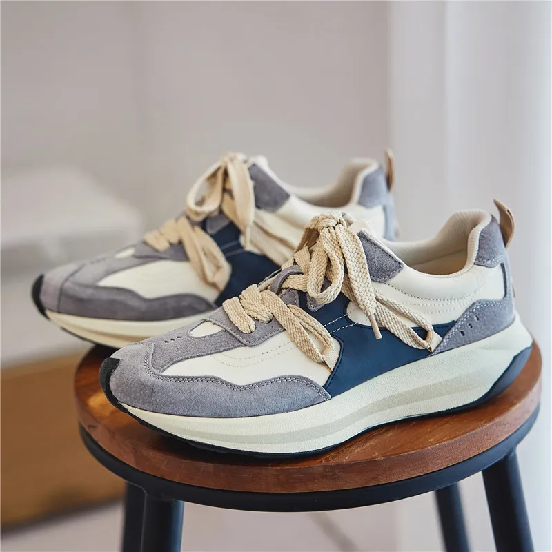 JEANSWEST American Fashion Commute Comfortable Versatile With Design Sensation Low Top Casual Shoes Beige-3