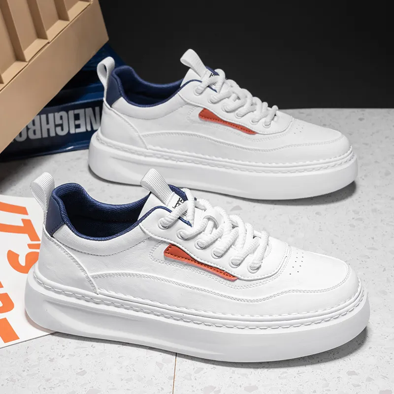 JEANSWEST Slip Resistant Low Top Niche Individual Design Minimalist Style Skateboard Shoes Men's-5