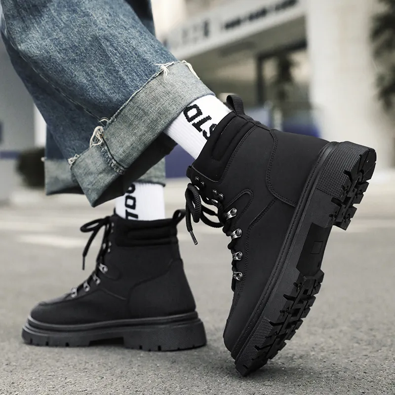 JEANSWEST Short Martin Boot Platform Men's-9