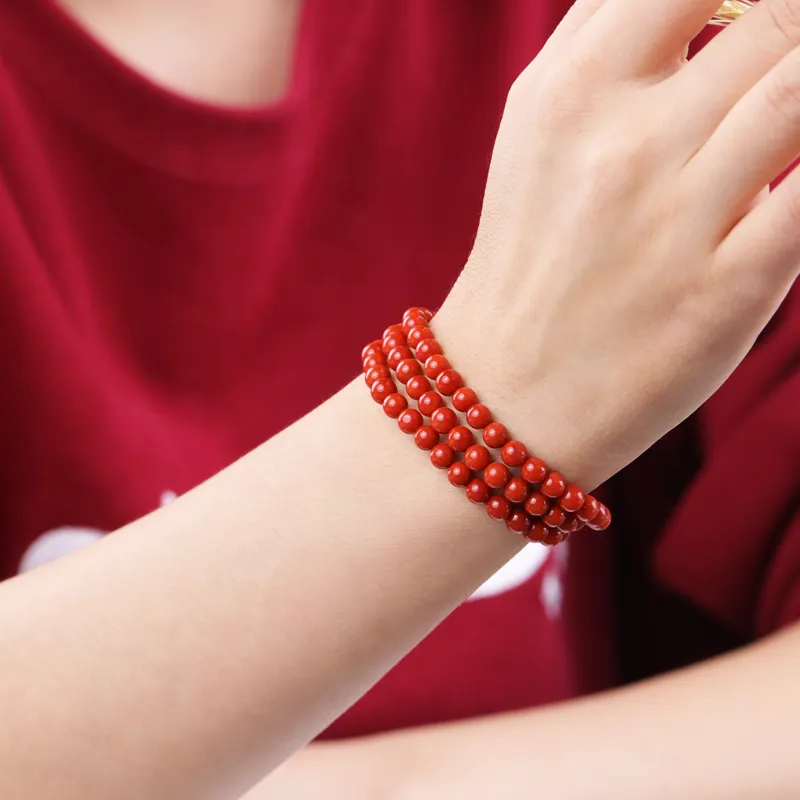 Cardamom Time South Red Agate Bracelets Unisex-4