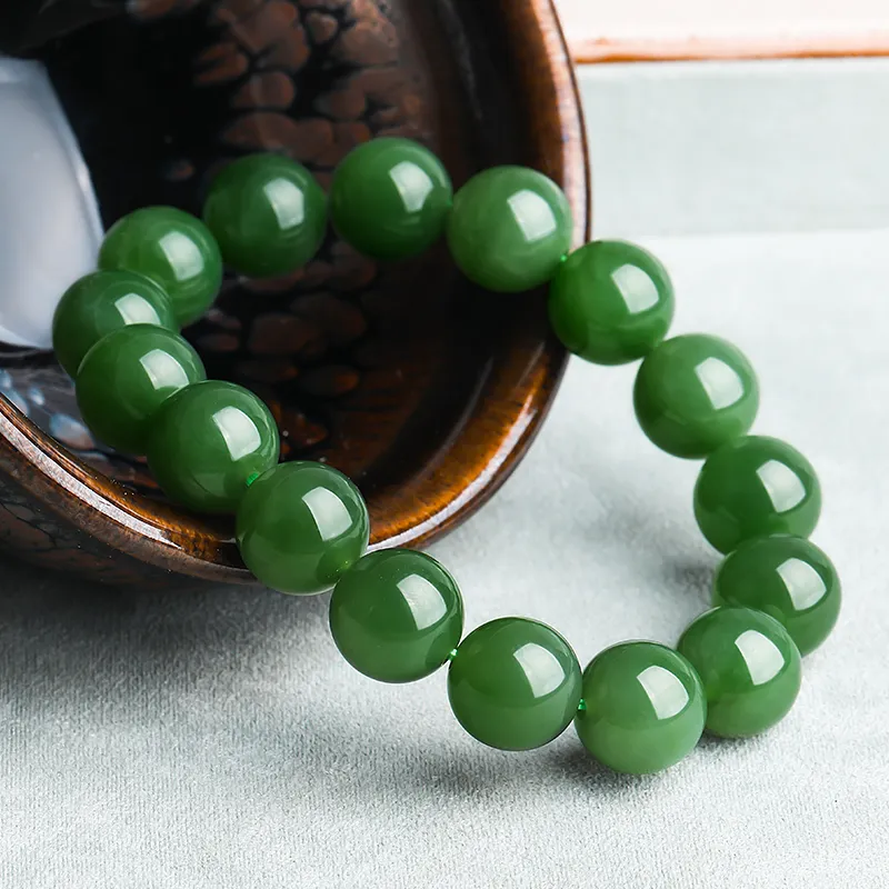 Cardamom Time Hetian Jade Bracelets Jasper Unisex-4