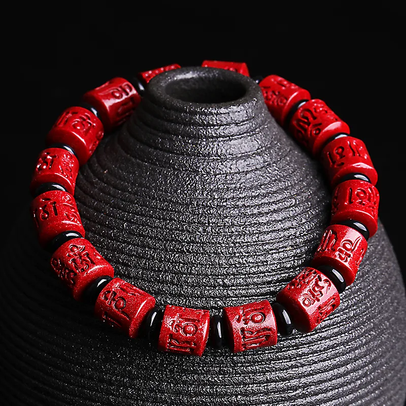 Yeon yun Jewelry Cinnabar Bracelets Unisex-5