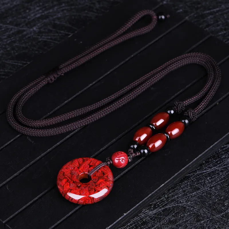 Cardamom Time Cinnabar Pendants Unisex-4