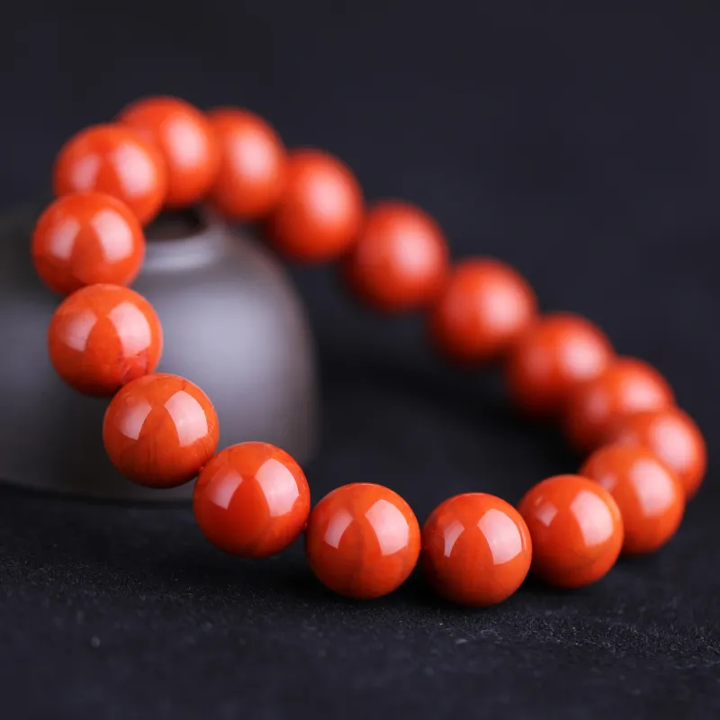 Cardamom Time Southern Red Agate Fine Jade Bracelets Unisex-5