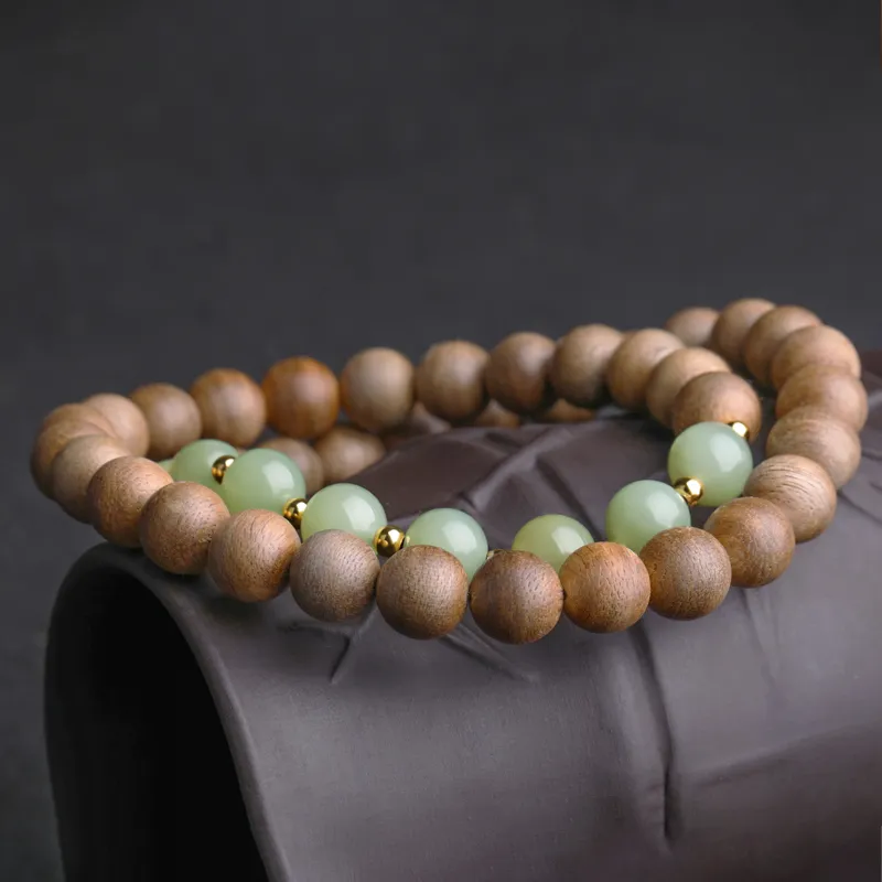 Cardamom Time Fragrance Agarwood Precious Wood Bracelets Unisex-5