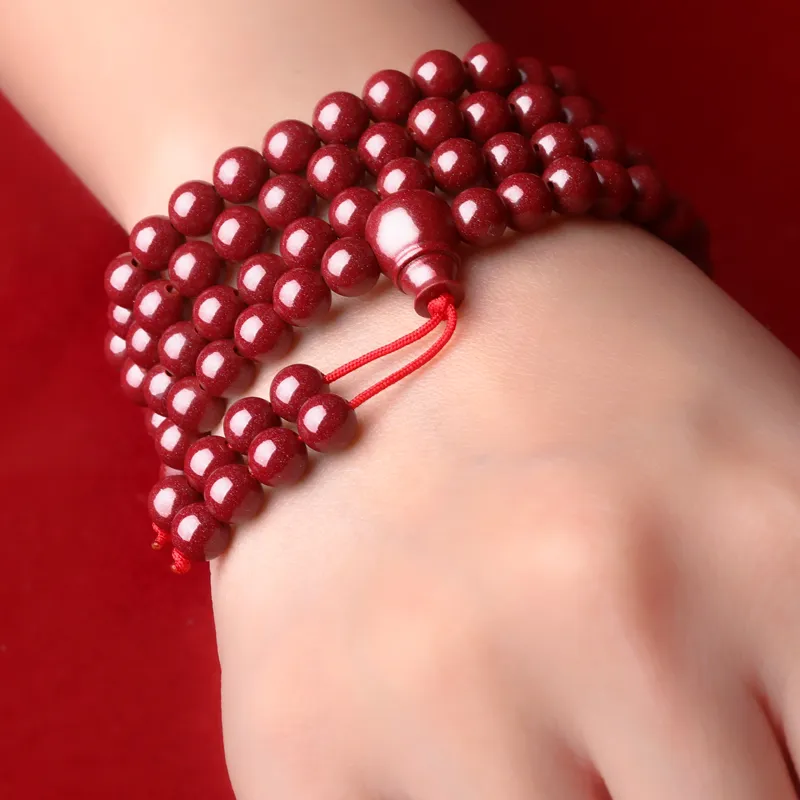 Yeon yun Jewelry Cinnabar Bracelets Unisex-2