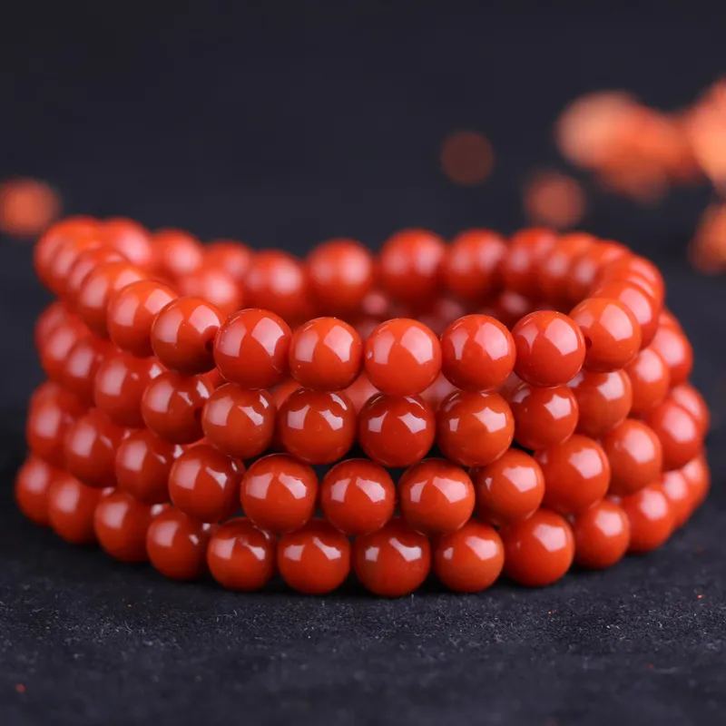 Cardamom Time South Red Agate Bracelets Unisex-1