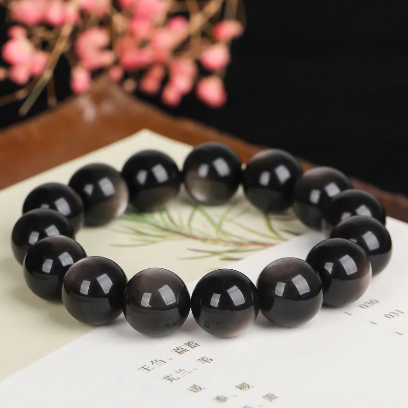 Yeon yun Jewelry Obsidian Bracelets Unisex-4