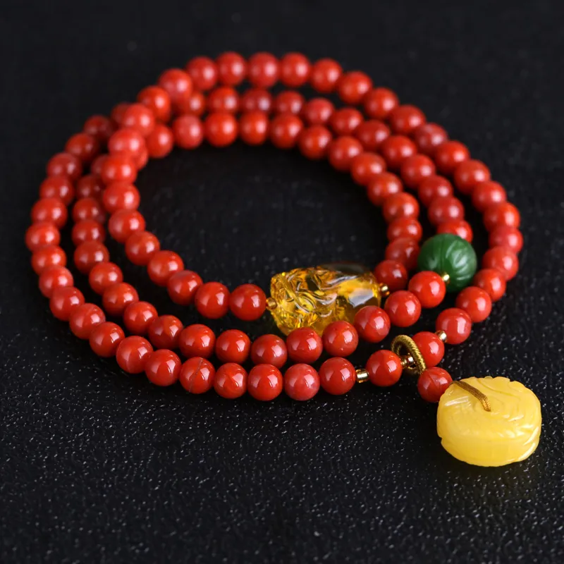 Cardamom Time South Red Agate Bracelets Unisex-3